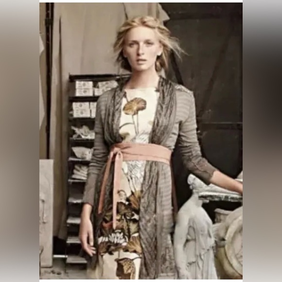 Floreat Anthropologie Snowy Egret Dress size 6 - Picture 2 of 15